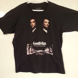 GoodFellas XL Black Graphic Modern T-Shirt